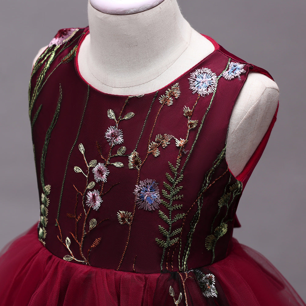 Embroided Girls Dress