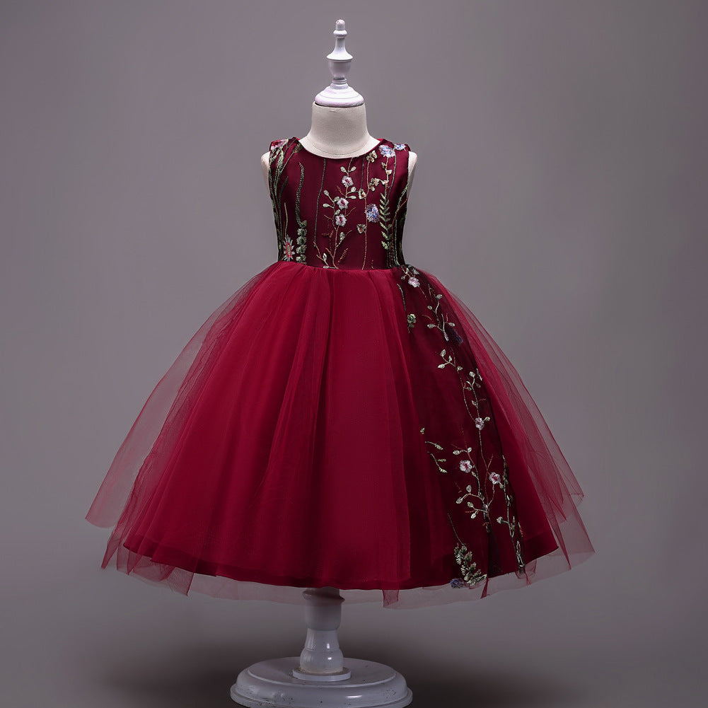 Embroided Girls Dress