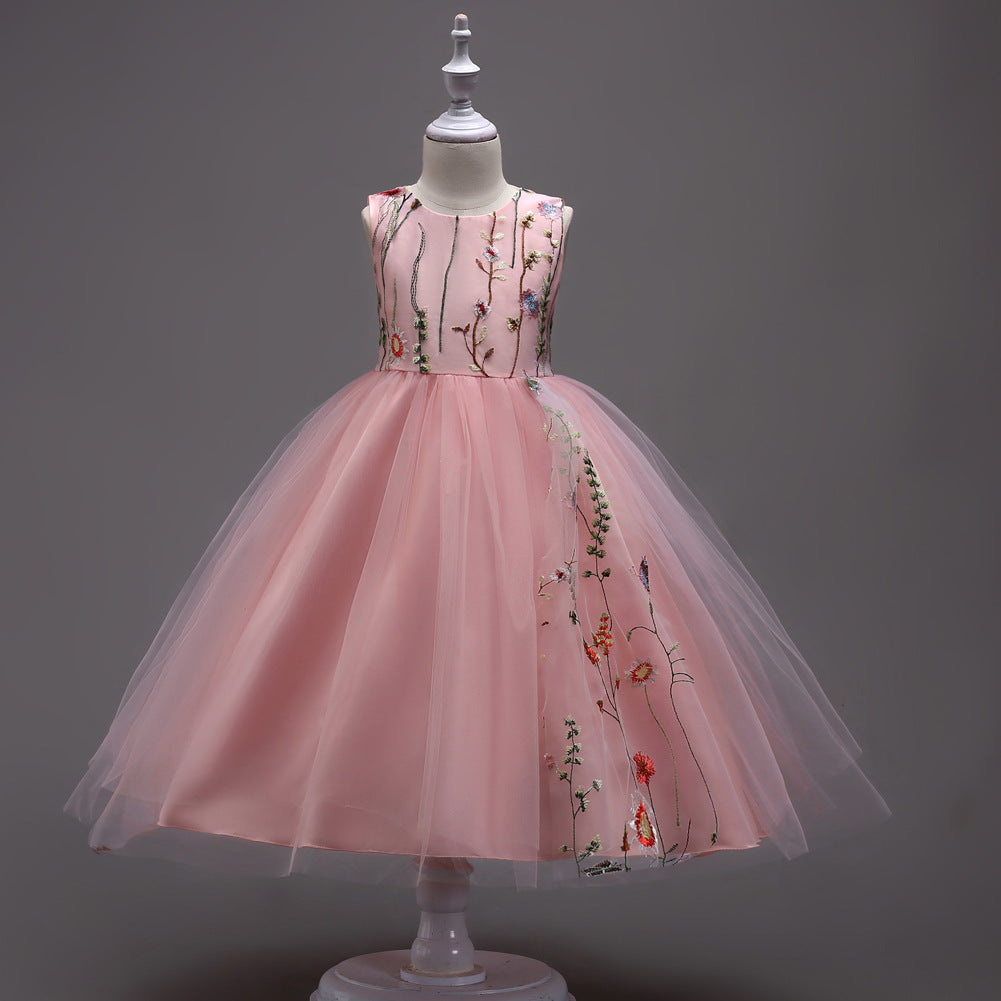 Embroided Girls Dress