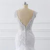 Mermaid Fishtail Wedding Dress - French Retro