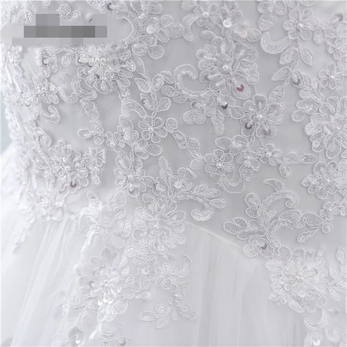 Mermaid Fishtail Wedding Dress - French Retro