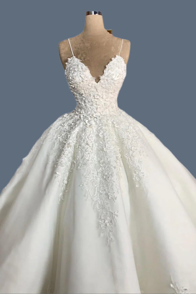 Close Vintage Wedding Dress