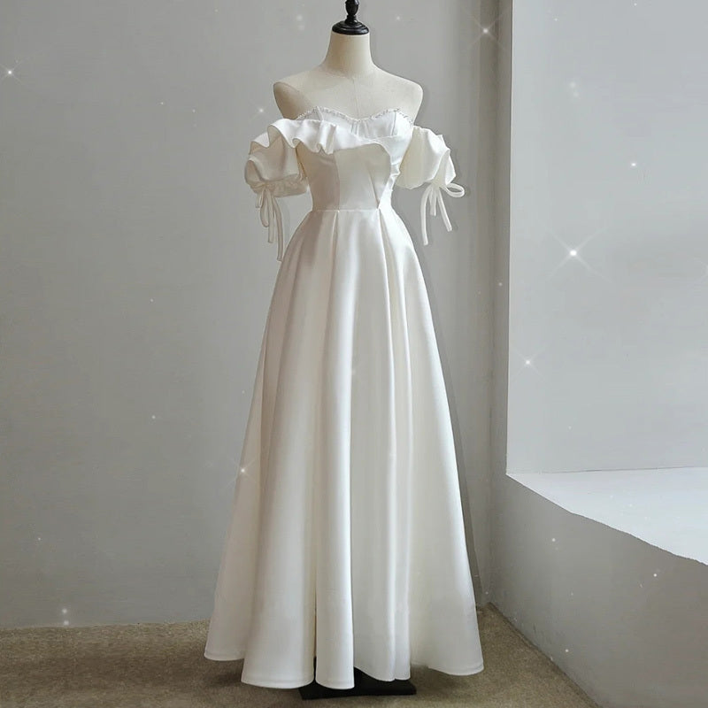 Front Maid Wedding Dress