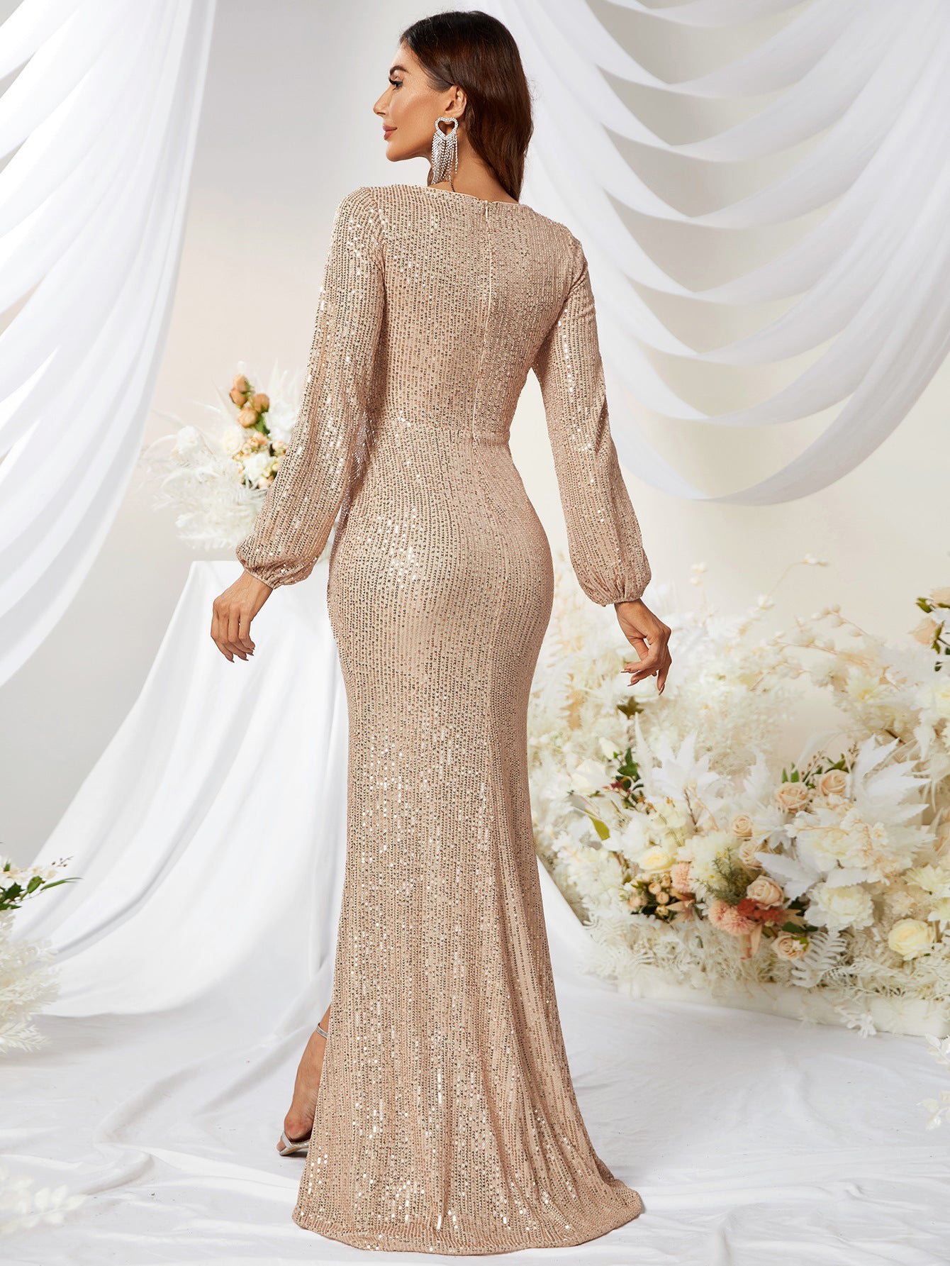 Gold Sequinned Dress