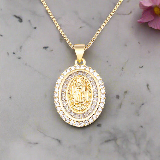 Virgin Mary Necklace