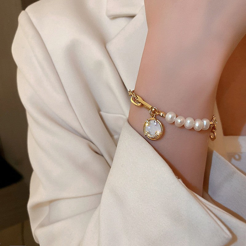 Minimalist Freshwater Pearl Bracelet