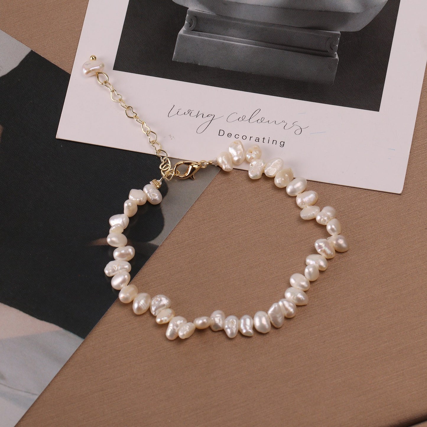 Minimalist Freshwater Pearl Bracelet