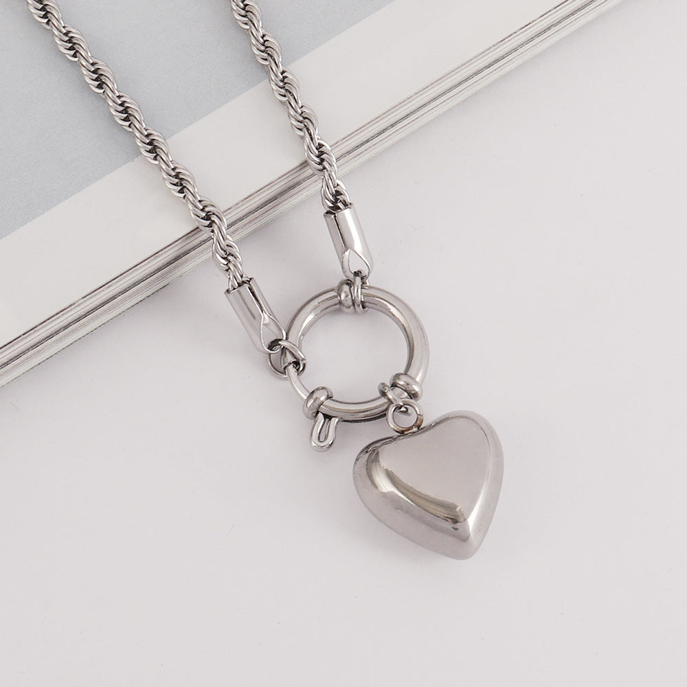 heart lock necklace n3