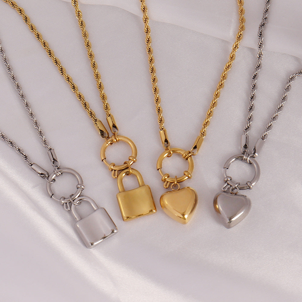 heart lock necklace n3